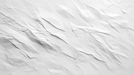 Obraz premium crumpled paper texture, crumpled paper background, white crumpled paper, ai generated