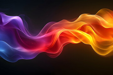 Obraz premium Abstract colorful swirls energy movement background