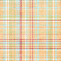 Colorful plaid gingham, scottish tartan texture, grid graph paper with rhombus squares pattern, picnic napkin and curtain tablecloth, vector seamless geometric checkered fabric