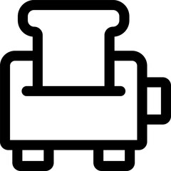 toaster Illustration on a white background     