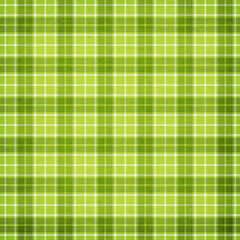 Green plaid gingham, scottish tartan texture, grid graph paper with rhombus squares pattern, picnic napkin and curtain tablecloth, vector seamless geometric checkered fabric