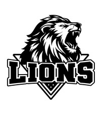 Lions, Lions Sports, Lions Pride football mom, Lions School Spirit, Lions Mascot, Lions Fan Shirt, Roaring Lion, Lions Cheer