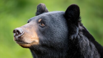 Fototapeta premium black bear portrait