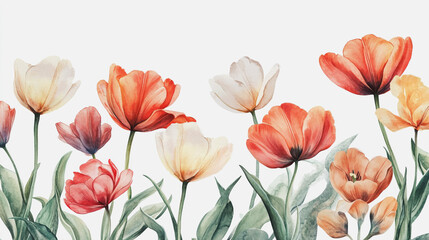 Elegant wedding invitation card background . Minimal hand painted watercolor botanical flowers texture template background. Design for wedding, vip cover, poster, rsvp moderncard.Valentine's Day

