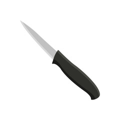 paring knife flat icon illustration