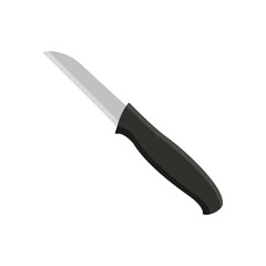 paring knife flat icon illustration