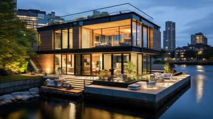 Obraz premium home boston house