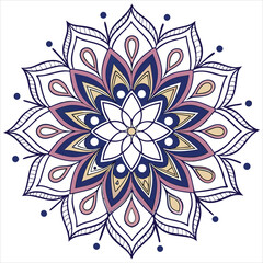 mandala on white background