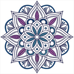 mandala on white background
