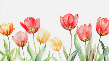 Fototapeta premium Elegant wedding invitation card background vector. Minimal hand painted watercolor botanical flowers texture template background. Design for wedding, vip cover, poster, rsvp moderncard.Valentine's Day