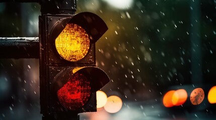 photograph traffic light isolated