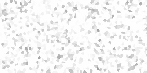 Abstract gray and white quartz terrazzo marble tile background. Terrazzo flooring consists of chips of marble texture. Rock backdrop textured illustration. Geometric background.