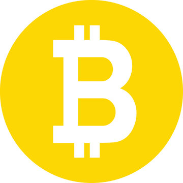 Golden bitcoin coin