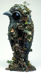 Ethereal Bird Sculpture of Nature