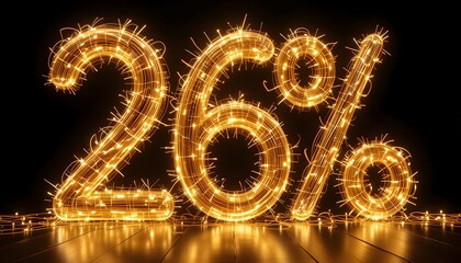 Sparkling Twenty-Six Percent: Festive Lights Announce a Significant Discount