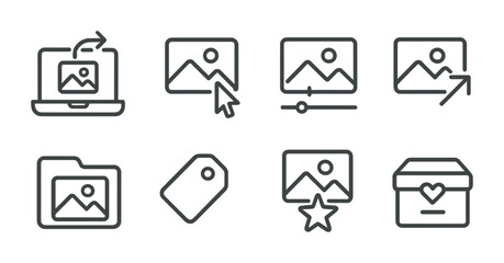 toilet icons set