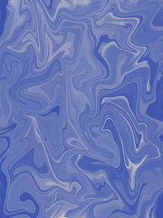 Abstract blue marble fluid texture background in smooth liquid swirl pattern, perfect for digital paper, backgrounds, or trendy surface design.