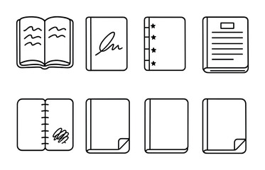 outline vector icons of heart objects: heart pillow, heart mug, heart notebook, heart pen, heart lamp, heart clock, heart gift bag, heart box. No text. The icons should be clean. isolated transparent