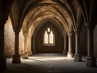 Quiet monastery walls stand thick, preserving peace and supporting deep contemplation