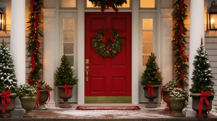 Fototapeta premium welcome front door