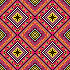 Geometric ethnic pattern design for background or wallpaper and clothing. Seamless abstract pattern for printing, fabric and  tile.