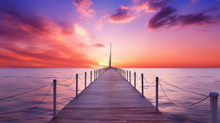 Obraz premium breathtaking sun over ocean