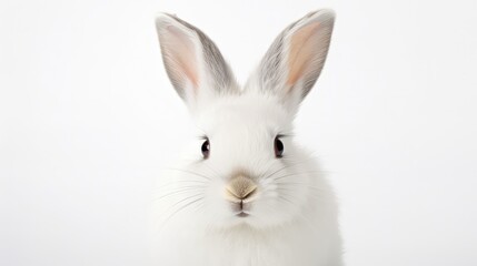 Obraz premium close bunny on white