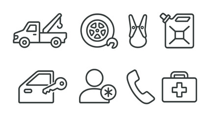 Fototapeta premium medical icons set