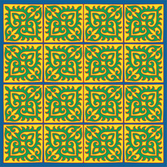 Kazakh nomadic tribes on background