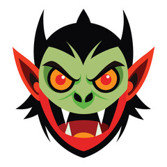 Halloween masks isolated clipart on white background