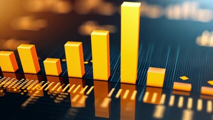 Visualize dynamic growth in data analytics with vibrant charts and statistics, showcasing finance trends and progress in digital landscape. - Powered by Adobe