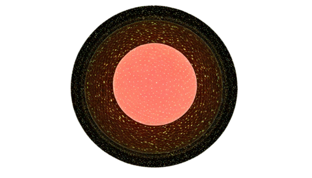 dot circle isolated on transparent background