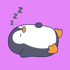 cute and adorable penguin character cartoon