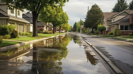 Obraz premium drainage storm water runoff