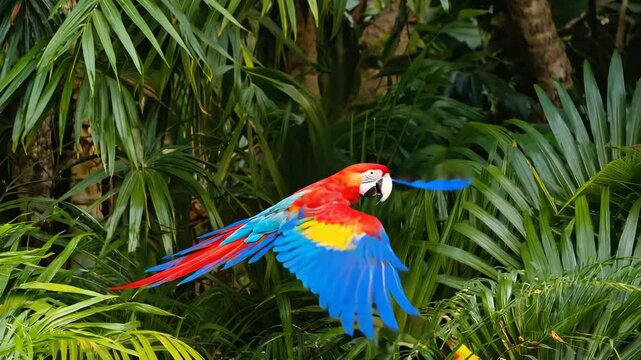 blue and green macaw