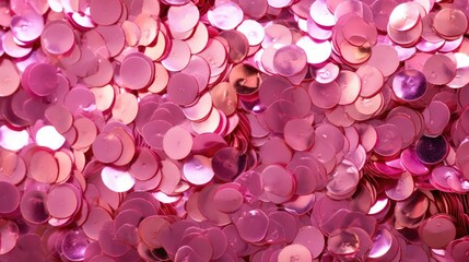Obraz premium fabric pink sequin