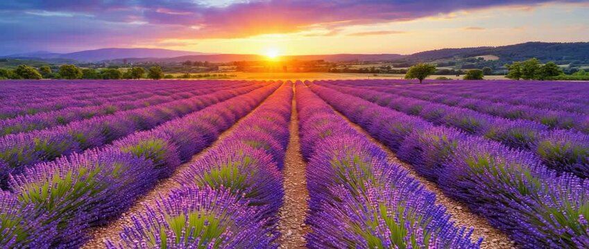 lavender field provence france