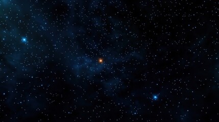 Obraz premium Space nebula with star in cosmic expanse