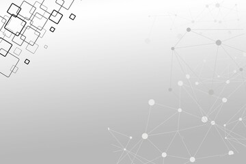 Obraz premium vector abstract background with circles technology