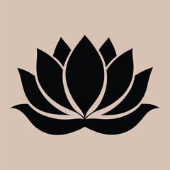   ink wash style lotus on soft textured background