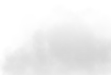 White smoke or cloud effect. Soft fog, mist, and vapor with realistic flow and haze. Perfect for overlays, atmosphere, and dreamy visuals. PNG vector illustration.