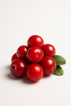 Frische Preiselbeeren in leuchtendem Rot
