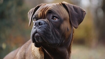 Fototapeta premium Close-up of a Boxer Dog