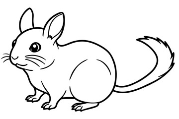 Obraz premium Pika Sketch Vector
