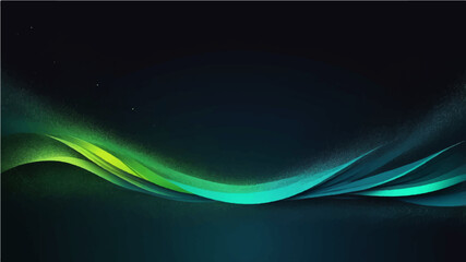 Black dark blue green emerald petrol teal lime yellow white abstract background. Color gradient ombre blend. Line stripe. Bright light flash glow glitter neon metallic. Noise grain mesh. Christmas. © FANUSH