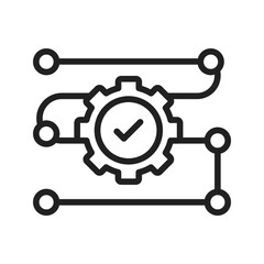 Obraz premium End To End icon vector image. Suitable for mobile apps, web apps and print media.