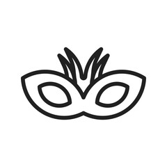 Eye Mask icon vector image. Suitable for mobile apps, web apps and print media.