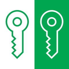 Key icon set. Key vector icon. Key symbol