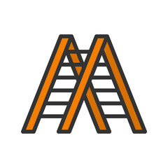 Ladder icon vector image. Suitable for mobile apps, web apps and print media.