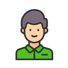 Retailer icon vector image. Suitable for mobile apps, web apps and print media.